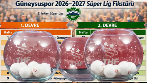 Güneysuspor’un 2026–2027 Süper Lig Fikstürü Belirlendi. İlk Maç Deplasmanda